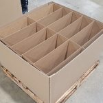 Expendable Packaging Box with Partition
